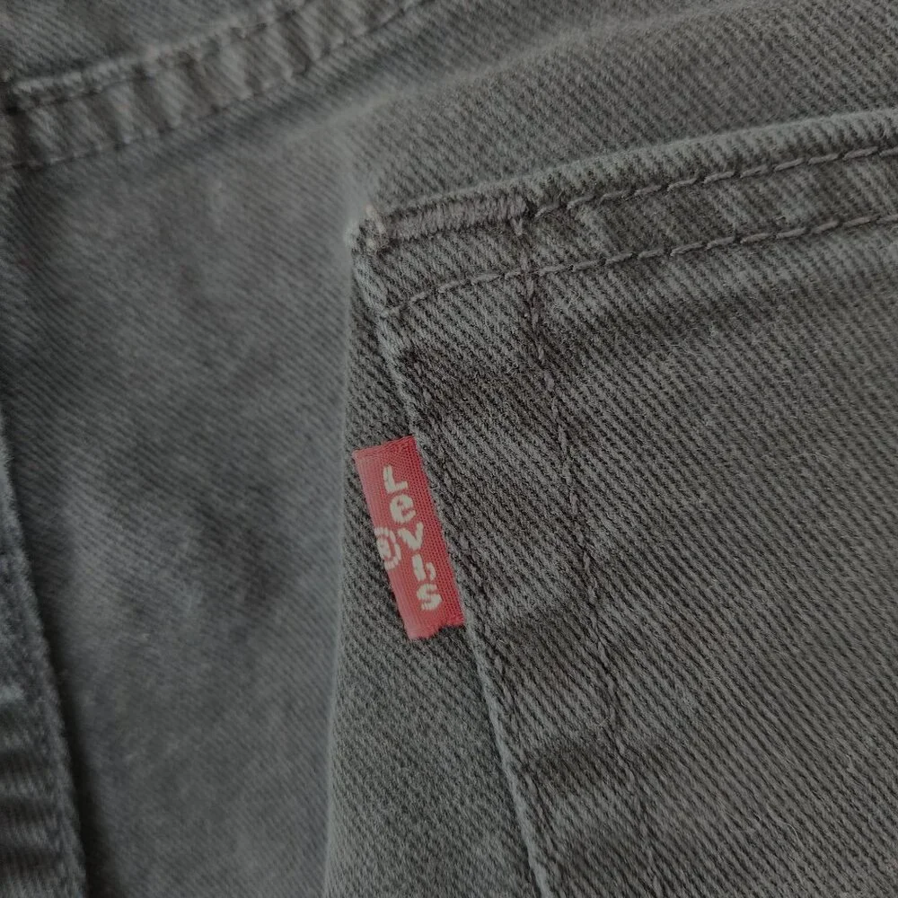 Levi's 541 Athletic Stretch Black Jeans Straight Leg Men's 37x32